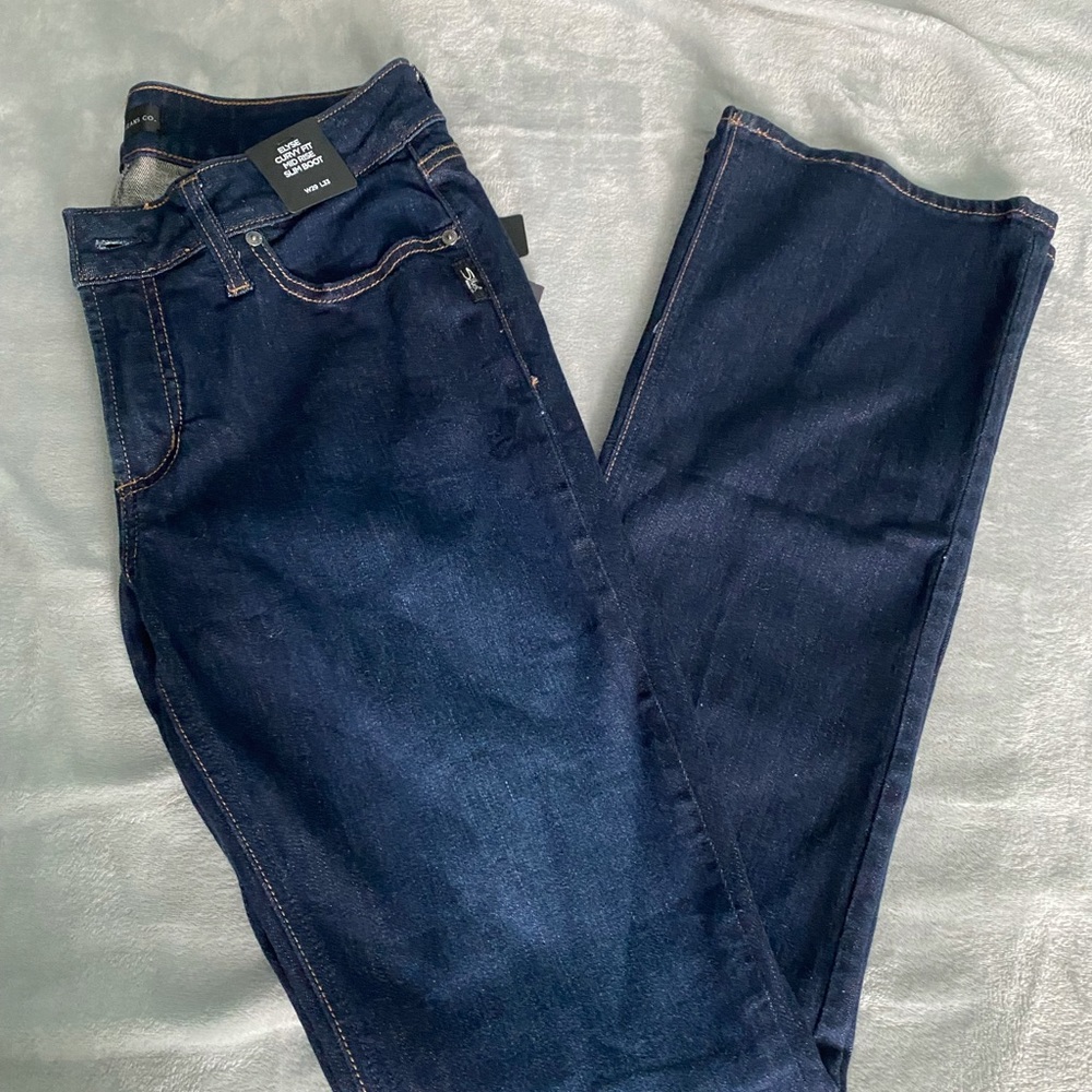 Silver jeans company 29/33 blue slim boot jeans with tags